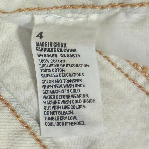 American Eagle Distressed Jean Skirt – Size 4 - Picture 11 of 11